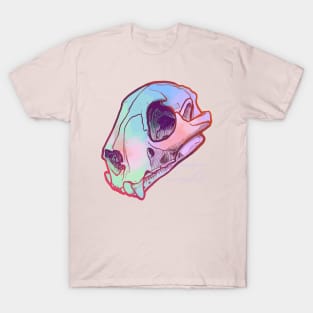 Mountain Lion Pastel Skull T-Shirt